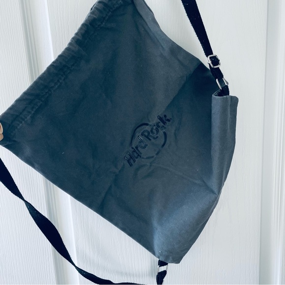 🌸3 for $20 NWOT Hard Rock Cafe Authentic Gym canvas Tote travel Backpack - Picture 3 of 6